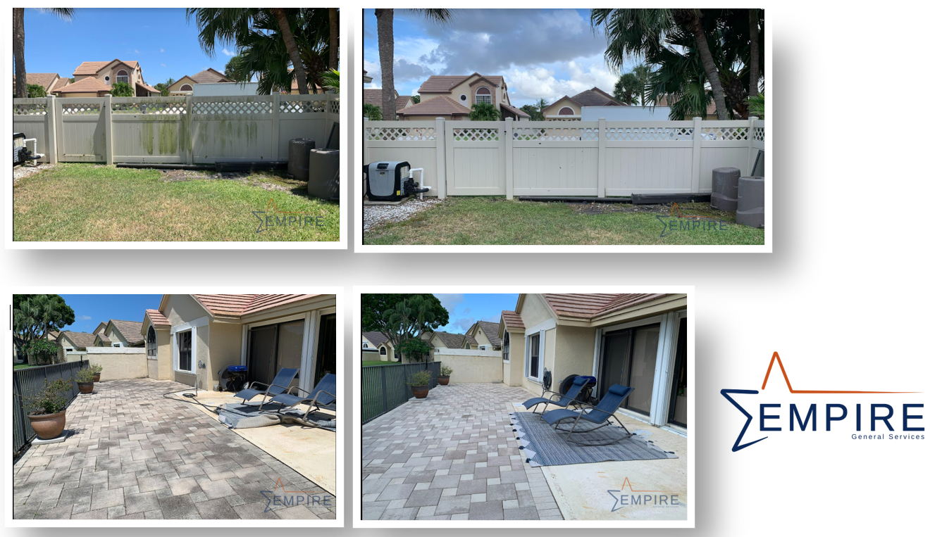 Commercial cleaning before and after